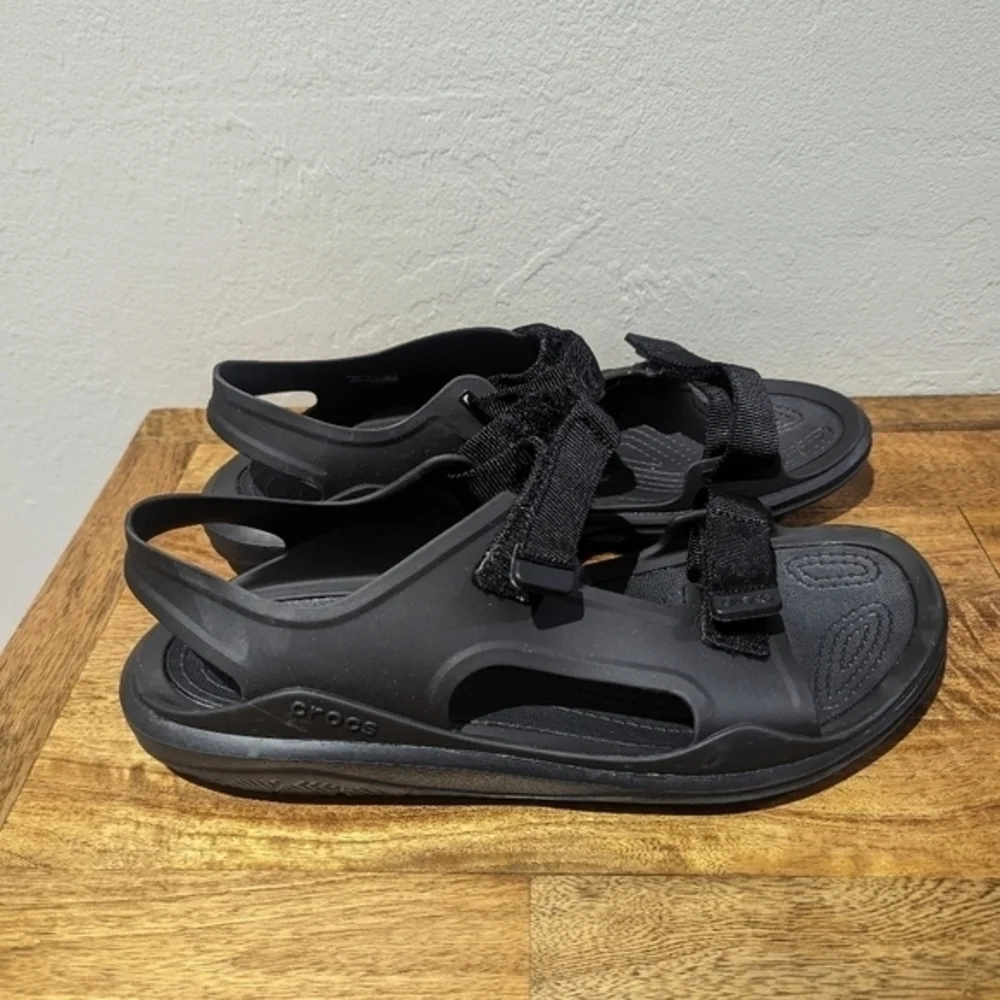 Crocs Men Swiftwater Expedition Sandal Black‎ Size 12